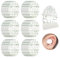 UILYNIU 120 PCS Autocollant Oreille Etanche Cache Oreilles Protege Oreille Autocollant Protection Étanche Oreille Patchs Oreille Imperméables pour Teinture Capillaire Douche Baignade
