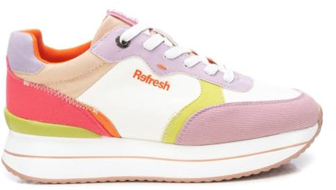 REFRESH - Zapatilla Mujer Lila - Calzado Cómodo y Versátil - Moda Casual - Modelo 17262604 (Talla 40)