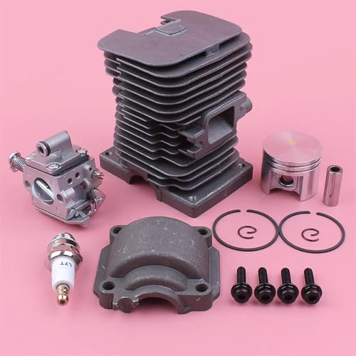 LALAL Kit de carburador de tornillo de cacerola de motor de pistón de cilindro for pieza de repuesto de motosierra Stihl MS180 018 MS 180