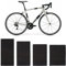 S/M/L/XL Fahrrad Rahmenschutz Set, 4 Stück Fahrrad Rahmenschutz Neopren Klett, Carbon Rahmen Schutz Fahrradträger Zubehör, Fahrrad Transportschutz Zubehör, Neopren Schutzhülle Rahmen für MTB Rennrad