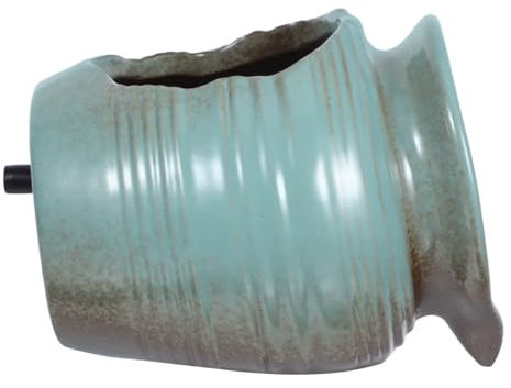MAGICLULU Agua Circulante Olla De Barro Olla De Barro Agua Que Fluye Aire Libre Tarro Escritorio Fuente De Agua Pequeño Estanque Agua En Olla De Barro Decoración