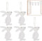 -Osterhasen-Anhänger, Osterschmuck Für Baum, 5X Hasen-Anhängeranhänger Aus, Frühlings-Osterhasen-Dekoration Mit Seil Für Weihnachtsbaum, Fenster, Türklinke