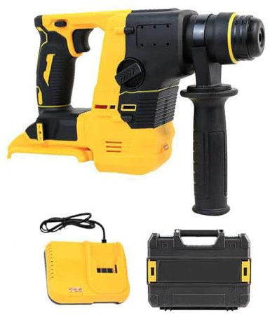 Marteau perforateur ergonomique sans fil 170D avec puissant moteur sans balais et commutation rapide pour améliorer la productivité