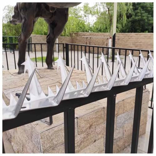 LXHELIVERY Klettersichere Dornen -Kanalkanal Sicherheitszaun Abwehrspitzen Abflussrohrdornen Für Gartenzaun Dach Fensterbank Und Wand