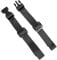2 Stück Schwarz Schnellverschluss Rucksackgurt Verstellbarer Brustgurt Rucksack Rucksackriemen Nylon Allzweck Gurtband für Wandern Joggen Außerhalb