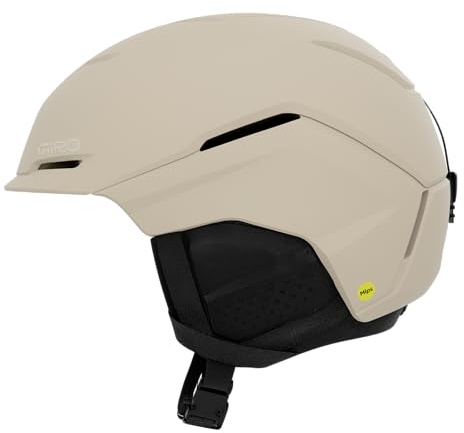 Giro Snow Tenet MIPS W Skihelm & Snowboardhelm Größe M | Ski Helm Hybrid-Konstruktion, MIPS® Schutz, Thermostat Control, In Form 2 Fit, All-Mountain Helm | Matte Stone Pearl (Sandstein-Beige)