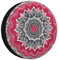 CSIVKEJ Copertura per ruota di scorta con stampa mandala rosa e grigia, antipolvere, adatta per Jeep, rimorchi, camper, SUV e molti veicoli