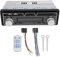 XTEVU Car Stereo, Radio MP3 Player Bluetooth 5.0 Dual USB Compatible con Llamadas a Mano, Receptor de Audio de Pantalla LED retroiluminada