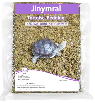 Jinymral 160g substrat pour Tortues, litière hydratante pour Terrarium pour Tortues
