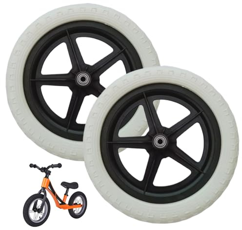 Laufrad-Ersatzräder, 1 Paar 30 cm Kinder-Laufrad-Reparaturzubehör (schwarz)