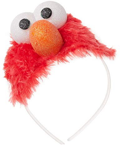 Disguise Damen Sesamstraße Elmo Erwachsene Kostüm Stirnband, Rot/Ausflug, einfarbig (Getaway Solids), Einheitsgröße