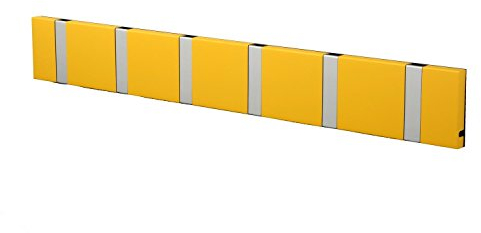 Knax Garderobe Waagerecht Summer 6 Haken, Grau
