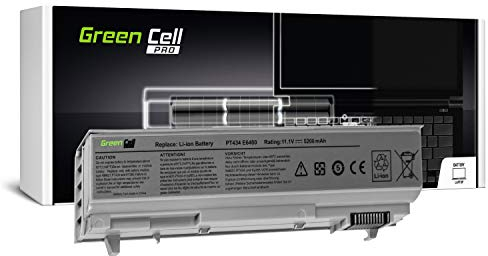 Green Cell® PRO Serie PT434 W1193 4M529 Laptop Akku für Dell Precision M2400 M4400 M4500 (Original Samsung SDI Zellen, 6 Zellen, 5200mAh, Silber)