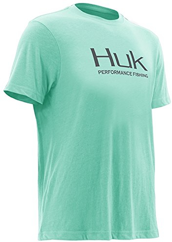 HUK H1000091-345-M Huk Logo Tee Julep Heather, Medium