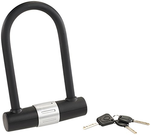 AGT Bügelschloss Fahrrad: Extrastabiles Bügelschloss, 16-mm-Stahl, spezialgehärtet (Fahrradbügel Schloss, Fahrrad-Faltbügelschlösser, Roller)