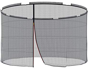 Ampel 24 Ersatz Sicherheitsnetz für Trampolin mit Sicherheitsring Ø 305 cm, Ersatznetz für 8 Stangen, Netz außenliegend, reißfest, UV-beständig