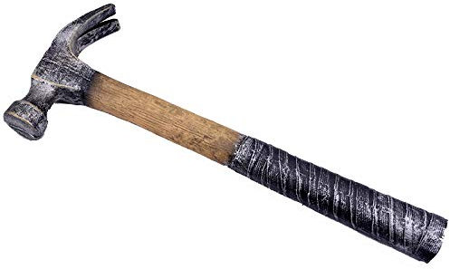 Doowops Lifelike Rubber Hammer Magic Tricks Appear Vanish Magic Can Compress to fit in Palm Stage Illusion Gimmick Prop Funny Accessories