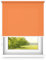 Free-hanging roller blind, wall or ceiling mounting, large size, fi 32, steel mount, semi-blackout, Juicy Orange color, 800x2400mm