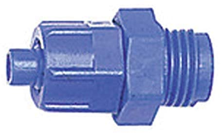 RIEGLER 110723-11.653 Gerade Einschraubverschraubung G 1/4 a., für Schlauch 6/4 mm, POM, 1Stk