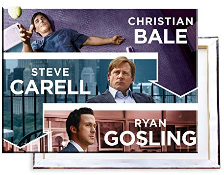 Unified Distribution The Big Short - 80x60 cm Kunstdruck auf Leinwand • erstklassige Druckqualität • Dekoration • Wandbild