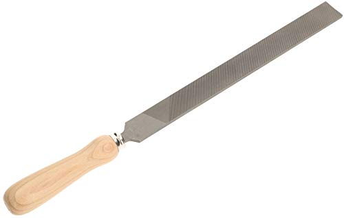 KOTARBAU® Lima de taller de longitud plana: 300 mm, grado 3 (fina), lima de mano, lima plana de metal para procesamiento de metal