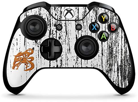 DeinDesign Skin kompatibel mit Microsoft Xbox One X Controller Folie Sticker Kurama Naruto Shippuden Offizielles Lizenzprodukt