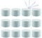 TIANZD 12 Pièces Vides Petit 50 ml Bleu Mat Cosmétique Pot en Plastique avec Couvercle 50 g Pots de Cosmétique Crème de Contenant pour des Produits Cosmétiques avec 6x Spatules