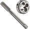Aceteel Gewindeschneider-Set, 3/8 Zoll (0,95 cm), 32 UNEF (0,95 cm), HSS Gewindebohrer und UNEF Rundgewinde-Schneideisen für Rechtshänder