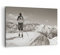 Wandbilder Dekoration Wohnzimmer Skifahrer Bayern Sepia Bilder auf Leinwand 120x80cm Leinwandbild Schlafzimmer Küche Deko Wand Kunstdruck Art Groß XXL Wanddeko Bild Wall Decor Canvas AA120x80-4192