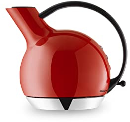 BUGATTI, Giulietta, Bollitore Elettrico di design con Filtro Anticalcare Removibile, Capacità 1.2 Litri, Bollitore Acciaio Inox 18/10