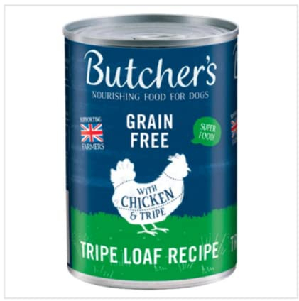 Butcher's Chicken & Tripe Wet Dog Food Tin 400g x 12 Tins