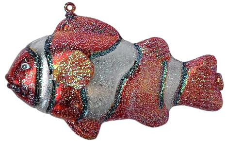 Fisch Clownfisch Nemo Weihnachtsbaumkugel Glas Christbaumschmuck Weihnachten