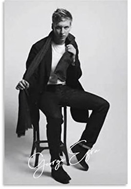 Leinwand Druck Poster George Ezra Poster Canvas Wall Art Pictures for Bedroom Wall Art Gifts Decor 60x80cm Senza Cornice