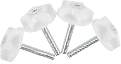 SEWOART 4pcs Headboard Bolts and Washers Heavy-duty Bed Fittings for Secure Headboard Assembly Easy to Install Fixings for Bed Frames and Sofas