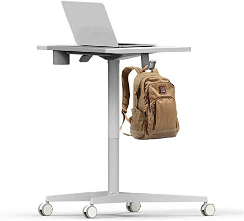 Podium Rollbarer Laptop-Wagen, mobiler Laptop-Schreibtisch mit Rollen, stehend, Büro, Konferenztisch, Vortragstisch, Nachttisch für Büro, Präsentationspult