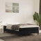 Festnight Boxspringbett 120x200 mit Matratze Doppelbett Bett ohne Kopfteil Polsterbett Samt Bettgestell mit Lattenroste Boxspringbetten Bettrahmen Schlafzimmer Schwarz