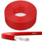 PowerWerk - Câble solaire 6 mm² rouge – 50 m – Résistant aux UV, flexible, photovoltaïque, câble PV, câble de raccordement solaire pour panneau solaire, onduleur et régulateur de charge (rouge, 50 m)