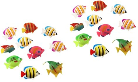 Toddmomy 60 STK Aquarienfische Dekoration Künstliches para Simulation Gefälschter Fisch Dekor Für Aquarienfische Meerestiere Meerestierfiguren Miniaturtierfiguren Künstlicher Fisch Aquarium