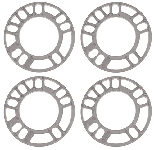 ZALTAS 4 Stück 5mm Auto Spurverbreiterung Unterlegscheiben Platte 4 5 Stud Universal Für Auto 4x100 4x114.3 5x100 5x108 5x114.3 5x120 Etc Spurverbreiterung
