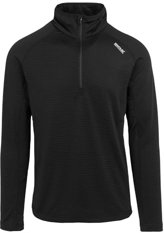 Regatta Mens Yonder II Half Zip Fleece Jacket, Stretchable, Quick Drying Moisture Wick Material - Perfect for Outdoors, Walking, Running & Hiking