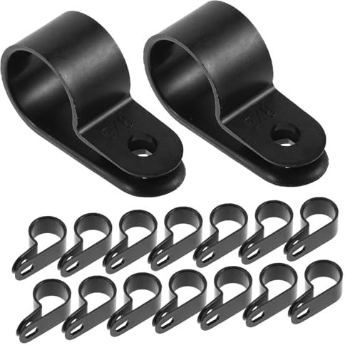 ULTECHNOVO 50pezzi Clip Per Elettrici Fermacavi Per Facili Installare Su Tv Ethernet e Telefonici