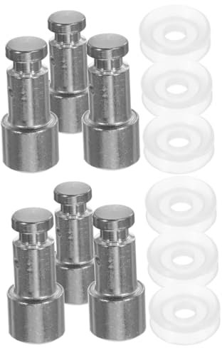 LABRIMP 2sets Pressure Cooker Supplies Pressure Cooker Float Valve Replacement 3pcs*2