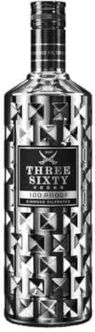 THREE SIXTY 100 Proof | Vodka aus Deutschland | 1,0L | 50% Vol.