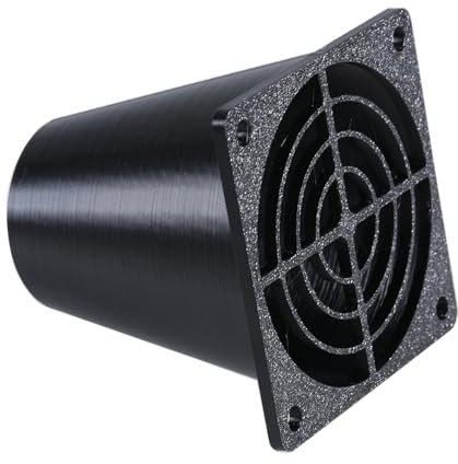 Illkjasfc 30mm Circular Fan Nozzle For 6cm Computer Cooling Fan Duct Fan Hose Adapter Circular Outlet
