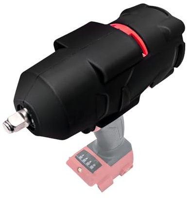 1 funda protectora de impacto 49-16-2864 para herramientas eléctricas Milwaukee M18 de 3/4 pulgadas 2864-20, color negro