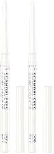 Rimmel Scandaleyes Automatic Eyeliner White (Packung mit 2)