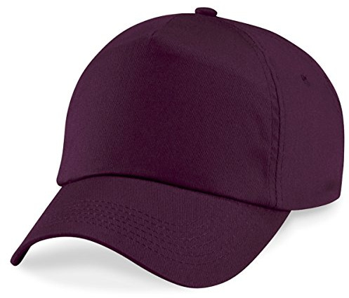 Beechfield Kids Cap in burgundy