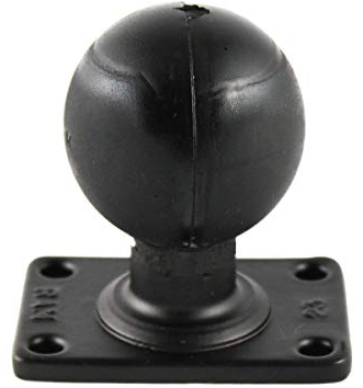 Base RETTANGOLARE RAM-MOUNT RAM-D-202U-23 con tipo sfera D di diametro pari a 5,7cm