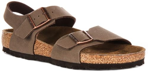 Birkenstock Kids New York 87781, Unisex-Kinder Knöchelriemchen, Braun (Mocca), 36 EU (3.5 UK)