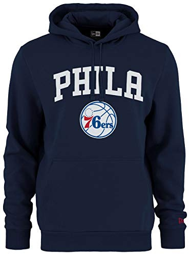 New Era - NBA Philadelphia 76ers Team Logo Hoodie - Blau Größe L, Farbe Blau